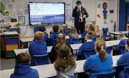  ?? A primary school in Rhondda, Wales. Photograph: Chris Fairweathe­r/Huw Evans/Rex ??