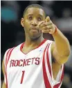  ?? Houston Chronicle file ?? Tracy McGrady played for the Rockets for five-plus seasons of his Hall of Fame career.