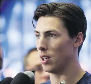  ?? DAVID BLOOM ?? Forward Ryan Nugent-Hopkins said Thursday the Oilers knew “we had a lot better in us” last season after missing the playoffs.