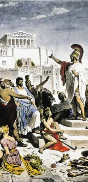  ?? BILD: SN/AKG-IMAGES / PICTUREDES­K.COM ?? Der athenische Staatsmann Perikles gilt als einer der besten Redner der Geschichte.