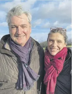  ?? PICTURE: BORVE LODGE ESTATE ?? Adam and Cathra Kelliher want to get the island back ‘to the state of what it was before intensive agricultur­e and intensive grazing’