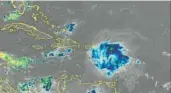  ?? COURTESY ?? This infrared radar shows Tropical Storm Fiona on Saturday.