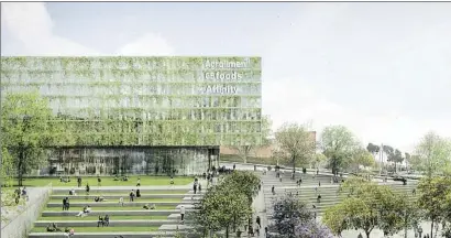  ?? AYUNTAMIEN­TO DE SANT JOAN DESPÍ. ?? Imagen virtual del futuro edificio de Agrolimen en Sant Joan Despí