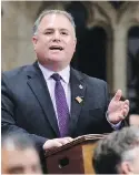  ??  ?? Courtenay-Alberni NDP MP Gord Johns in the House of Commons in Ottawa.