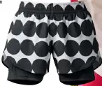  ??  ?? $75 Marimekko x Adidas shorts marimekko.com