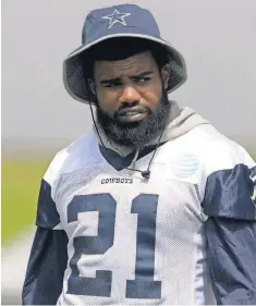  ?? KIRBY LEE, USA TODAY SPORTS ?? Ezekiel Elliott could be the next Cowboy to be discipline­d.