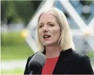  ?? SEAN KILPATRICK THE CANADIAN PRESS FILE PHOTO ?? “These are projects that make a positive difference in the lives of Canadians,” Minister Catherine McKenna says.