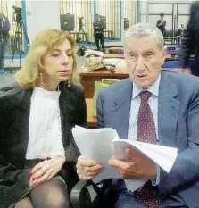  ?? Ansa ?? L’ex ministro Nicola Mancino risponde di falsa testimonia­nza