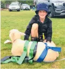  ?? ?? A nice ribbon collection for Max and Jack Rutherford of Pirongia.