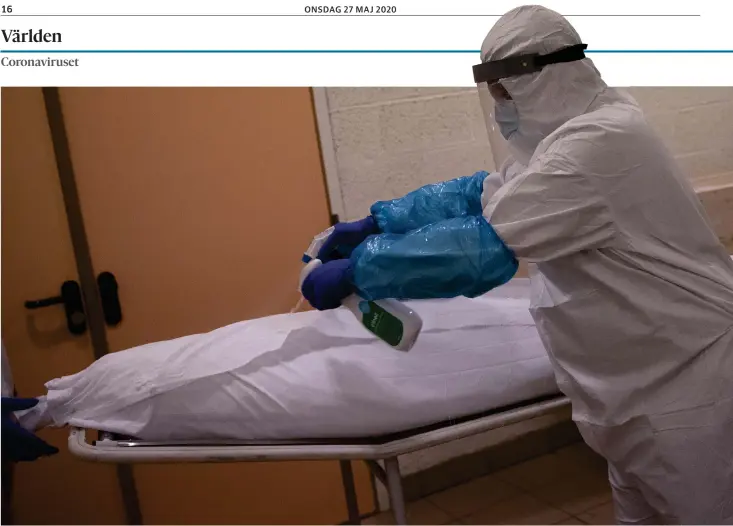  ??  ?? Med över 9 000 döda i covid-19 är Belgien ett av de länder som drabbats värst av coronapand­emin.
