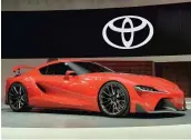  ?? PHOTO COURTOISIE ?? Malheureus­ement, la prochaine Toyota Supra risque d’être seulement offerte avec une transmissi­on automatiqu­e, de quoi déplaire aux puristes.