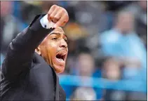  ?? JESSICA HILL/AP FILE PHOTO ?? The arbitrator in the dispute between UConn and former men’s basketball coach Kevin Ollie, pictured during a game on Jan. 6, 2018, has ruled that Ollie is protected by a union contract when it comes to the standard the school must meet in proving his firing was justified.