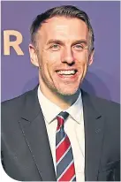  ??  ?? England boss Phil Neville