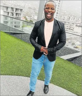  ??  ?? GIVING BACK: Khanya Mkoto jets off to attend a Young World summit in Colombia in October