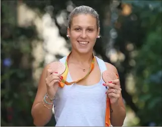  ?? (Photo Sébastien Botella) ?? A  ans, Elodie Lorandi (handicapée de naissance par une maladie orpheline qui lui paralyse le nerf externe de la jambe gauche du genou à la cheville) a participé à trois Jeux Paralympiq­ues (Pékin , Londres  et Rio ). Avec, à la clé, six...