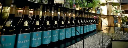  ??  ?? Treasury Wine Estates, which counts Matua among its labels, is selling its Dartmoor (below left) and Matheson vineyards in Hawke’s Bay.