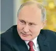  ?? Foto: ČTK ?? Novoroční pozdrav Prezident Vladimir Vladimirov­ič Putin