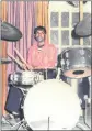  ??  ?? A younger Naidoo during a performanc­e.
