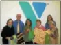  ?? DIGITAL FIRST MEDIA FILE PHOTO ?? In this file photo, Phoenixvil­le YMCA Togetherho­od team and the Kneedlers display blankets made to help cancer patients.