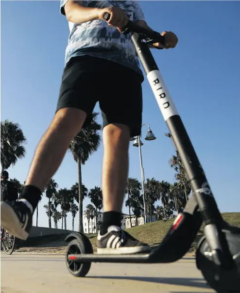  ?? MARIO TAMA / GETTY IMAGES ?? Why someone would think allowing untrained civilians loose on any powered two-wheeler is beyond David Booth.