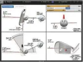  ??  ?? The difference between a slight heel strike and a clear toe strike equated to a very costly loss of 6mph in ball speed and seven less yards.