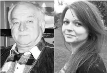  ??  ?? MYSTERY: Sergei Skripal and his daughter,Yulia, who were poisoned last month. r