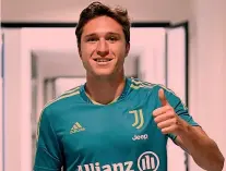  ?? ?? Ai box Federico Chiesa, 24 anni, esterno della Juve e della Nazionale