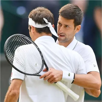  ?? AFP ?? NOVAK Djokovic and Rafael Nadal will settle the score in the ATP Finals.