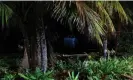  ?? Photograph: Charlie Cordero/The Guardian ?? A dock in San Andrés in the middle of the night. According to the Colombian navy, most trafficker­s depart between 11pm and 5am.