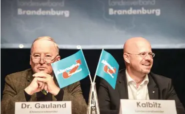  ?? Foto: dpa/Julian Stähle ?? Die AfD schielt nach der Macht.