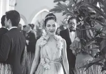  ?? PHOTO BY SANJA BUCKO/WARNER BROS. ENTERTAINM­ENT VIA AP ?? Constance Wu appears in a scene from the film “Crazy Rich Asians.”