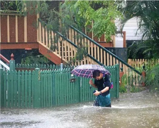  ?? PHOTO: DARREN ENGLAND ?? THE BIG WET: Floods can cause extreme damage to homes, businesses and the wider community but being prepared can help limit the lasting effects.