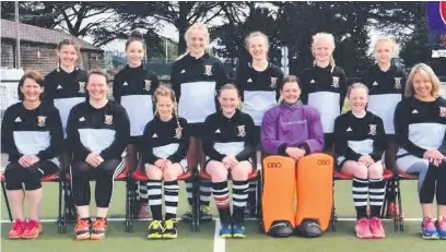  ??  ?? Alderley Edge Hockey Club under 12s girls