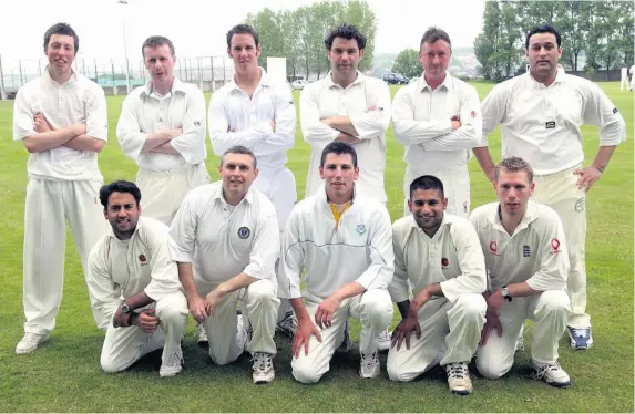  ??  ?? Captain Greg Willott pictured with his Norton side in the 2003 North Staffs and South Cheshire League season.