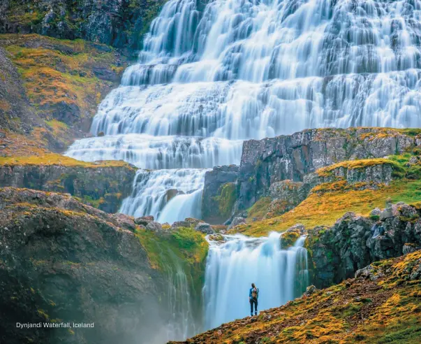  ??  ?? Dynjandi Waterfall, Iceland