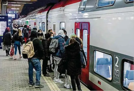  ?? Foto: Guy Jallay ?? Die geringe Auslastung der Waggons hat auch positive Folgen: Die Pünktlichk­eit hat sich laut CFL deutlich verbessert.