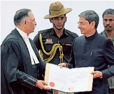 Justice K.R. Shriram sworn in as Madras High Court CJ - PressReader