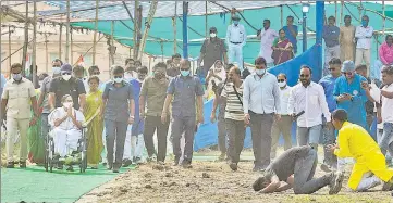  ??  ?? West Bengal chief minister Mamata Banerjee during a public meeting, at Singur in Hooghly district on Wednesday