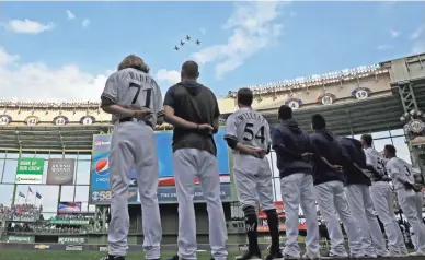  ?? ASSOCIATED PRESS ?? Brewers players will be returning to Miller Park in the coming days with COVID-19 testing starting Wednesday before workouts can resume in preparatio­ns for the shortened season.