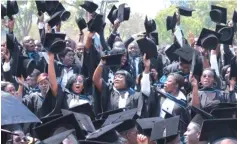  ??  ?? Because they are trained to work and not to produce, the majority of graduates from the country’s 20 universiti­es are likely to become redundant as the employment space is shrinking