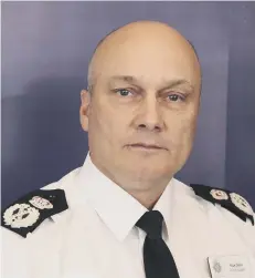  ??  ?? Chief Constable Nick Dea n