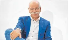  ?? FOTO: DPA ?? Dieter Zetsche soll auf dem Parteitag der Grünen im November zur Verkehrsun­d Klimapolit­ik sprechen.