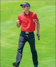  ??  ?? Wu Tuxuan is the only homegrown champion on the China Tour this year after winning the Colorful Yunnan Classic last month.