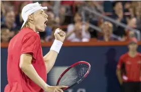  ?? PHOTO D’ARCHIVES MARTIN CHEVALIER ?? Le parcours magique de Denis Shapovalov a fait de la Coupe Rogers un énorme succès.