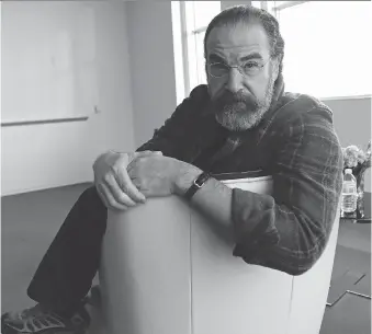  ??  ?? “We’re part of the problem, but we also desperatel­y want to be part of the cure and we are working toward that in our storylines,” he said. Mandy Patinkin knows that his show, Homeland, hasn’t always shown Muslims in the best light — but he says that...