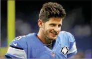  ?? THE ASSOCIATED PRESS FILE PHOTO ?? Quarterbac­k Dan Orlovsky has agreed to a one-year deal with the Los Angeles Rams.