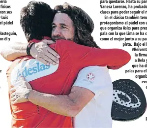  ?? FOTOS: NUNO ARKO SPORTS ?? La pareja Puyol&Lima derrotó a la pareja Bela&Aguilar en el partido del año. La revancha se celebrará próximamen­te