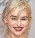  ??  ?? Emilia Clarke