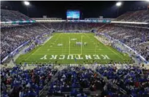  ?? (SDN file photo) ?? Kentucky's Commonweal­th Stadium becomes Kroger Field will approval of university board of trustees.