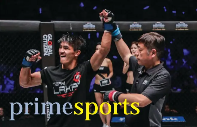  ?? One Championsh­ip photo ?? ON A ROLL. After scoring back to back victories, Team Lakay’s Danny Kingad returns to the One Championsh­ip cage on September 22 in Jakarta, Indonesia squaring off against Yuya Wakamatsu from Kagoshima, Japan.